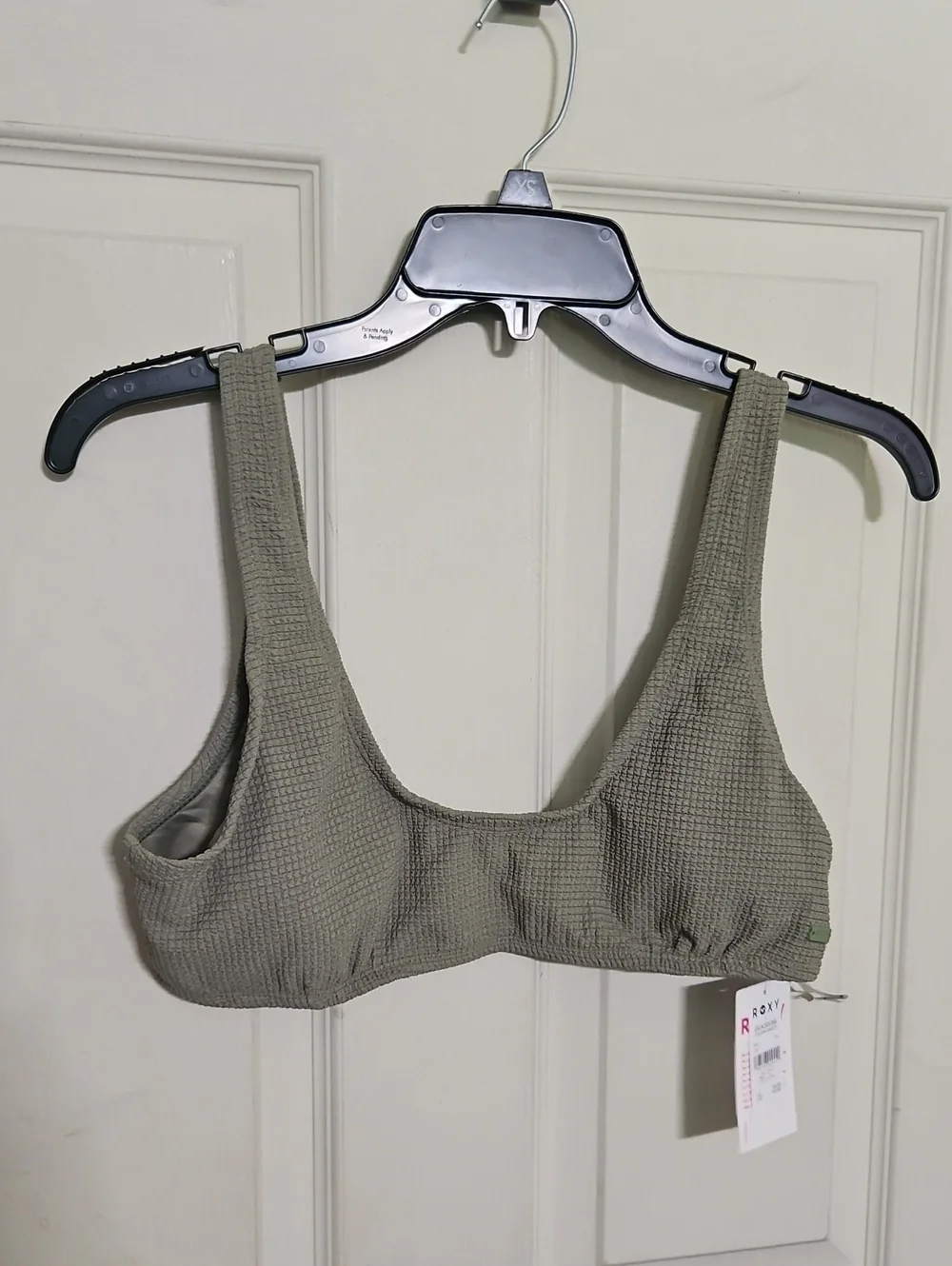 Roxy Women's Essaouira Bralette BIKINI TOP: GREEN: NEW WITH TAGS: SIZE XL
